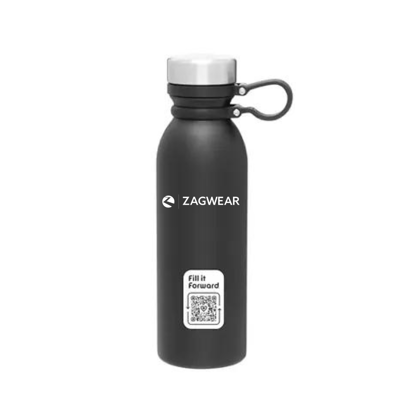 branded water bottle